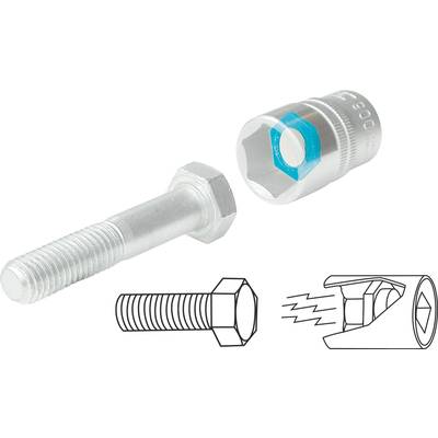Hazet 960MGT magnetická vložka pro zástrčný klíč 10 mm, 11 mm, 12 mm, 13 mm, 14 mm, 15 mm, 16 mm, 17 mm, 18 mm Pohon (šr