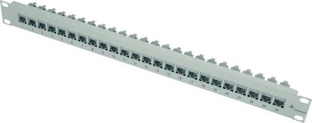 Telegärtner J02023K0025 483 mm (19") CAT 5e 1 U šedá-1