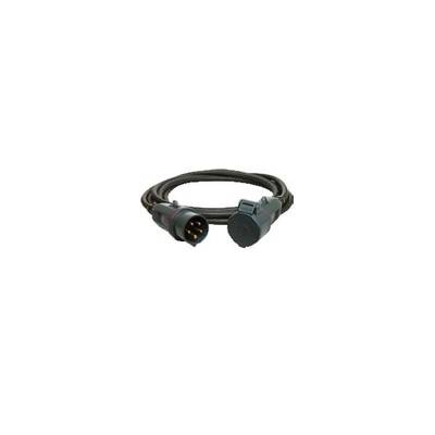 Walther Werke 39100502050100 napájecí prodlužovací kabel, 16 A, černá, 5.00 m