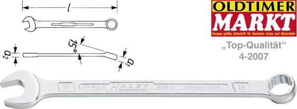 Hazet 600N-23 600N očkoplochý klíč  Délka klíče (cm) (jen pro nadpis) 23 mm