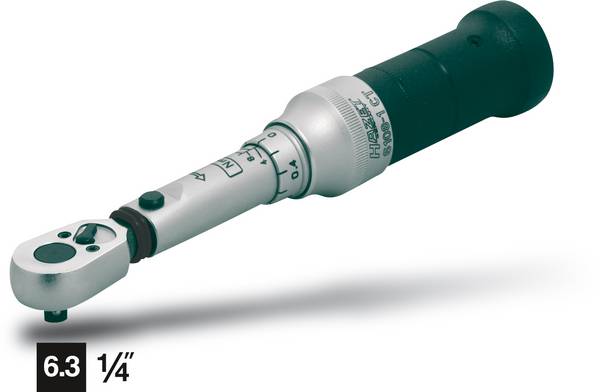 Hazet 6108-1CT, 6108-1CT, momentový klíč, s přepínací ráčnou, 1/4" (6,3 mm), 2 - 10 Nm