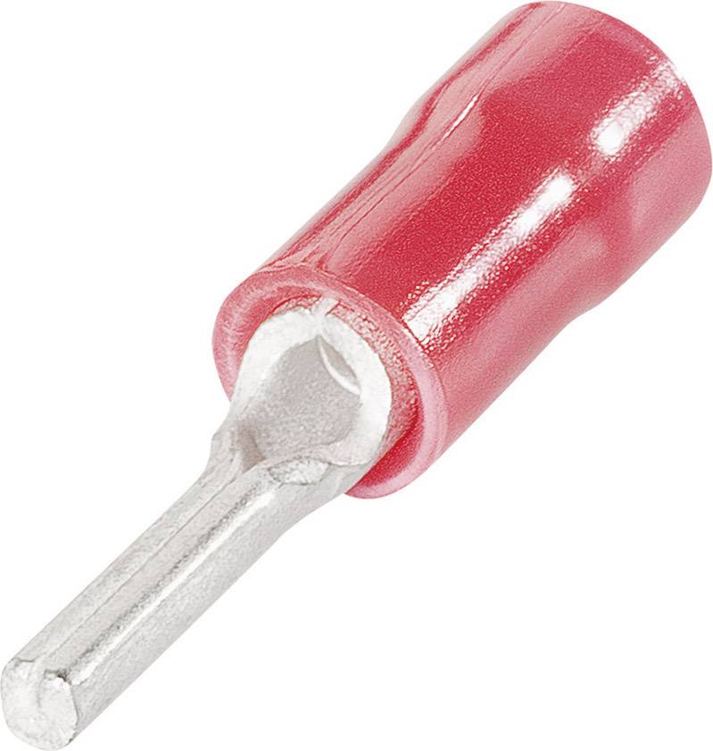 TE Connectivity 165143 kabelová koncovka 0.205 mm² 1.60 mm² částečná izolace červená 1 ks