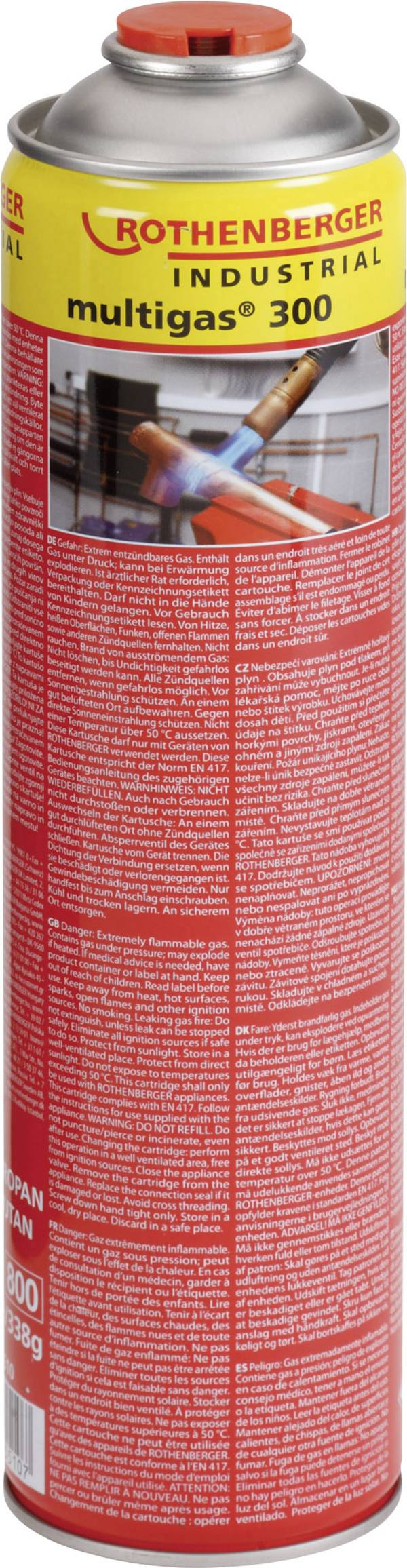 Rothenberger Industrial MULTI 300 plynová kartuše 338 g 1 ks