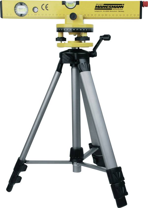 Brüder Mannesmann  M81110 laserová vodováha  vč. stativu 40 cm 30 m 0.5 mm/m