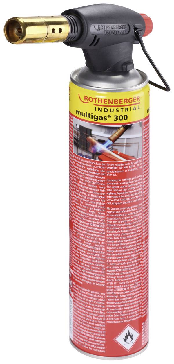 Rothenberger Industrial ROFIRE plynová páječka 750 °C 240 min vč. piezozapalovač 1 ks