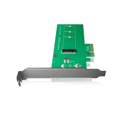   ICY BOX  IB-PCI208, PCIe-Karte, M.2 PCIe SSD zu PCIe 3.0 x4 Host  1 port  Řadič M.2  PCIe x4  Vhodný pro (SSD): M.2 PC