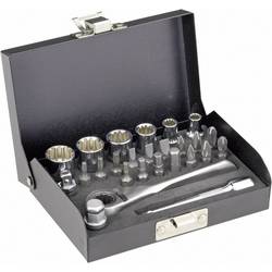 26díl. ráčnová mini sada Toolcraft 6,3 mm (1/4")