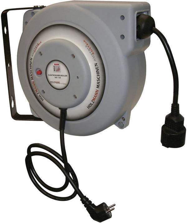 Holzmann Maschinen H050500023 kabelový buben 15 m černá zástrčka s ochranným kontaktem