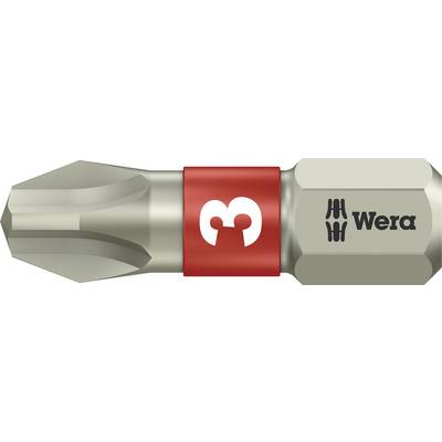 Šroubovák na bity od firmy Wera s červeným kroužkem a logem, který ukazuje držák bitů a firemní logo na straně.
