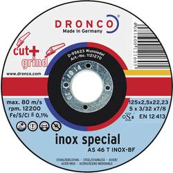 Kotouč pily na hrubé opracování AS 46 T INOX Cut+Grind Dronco, 115 mm