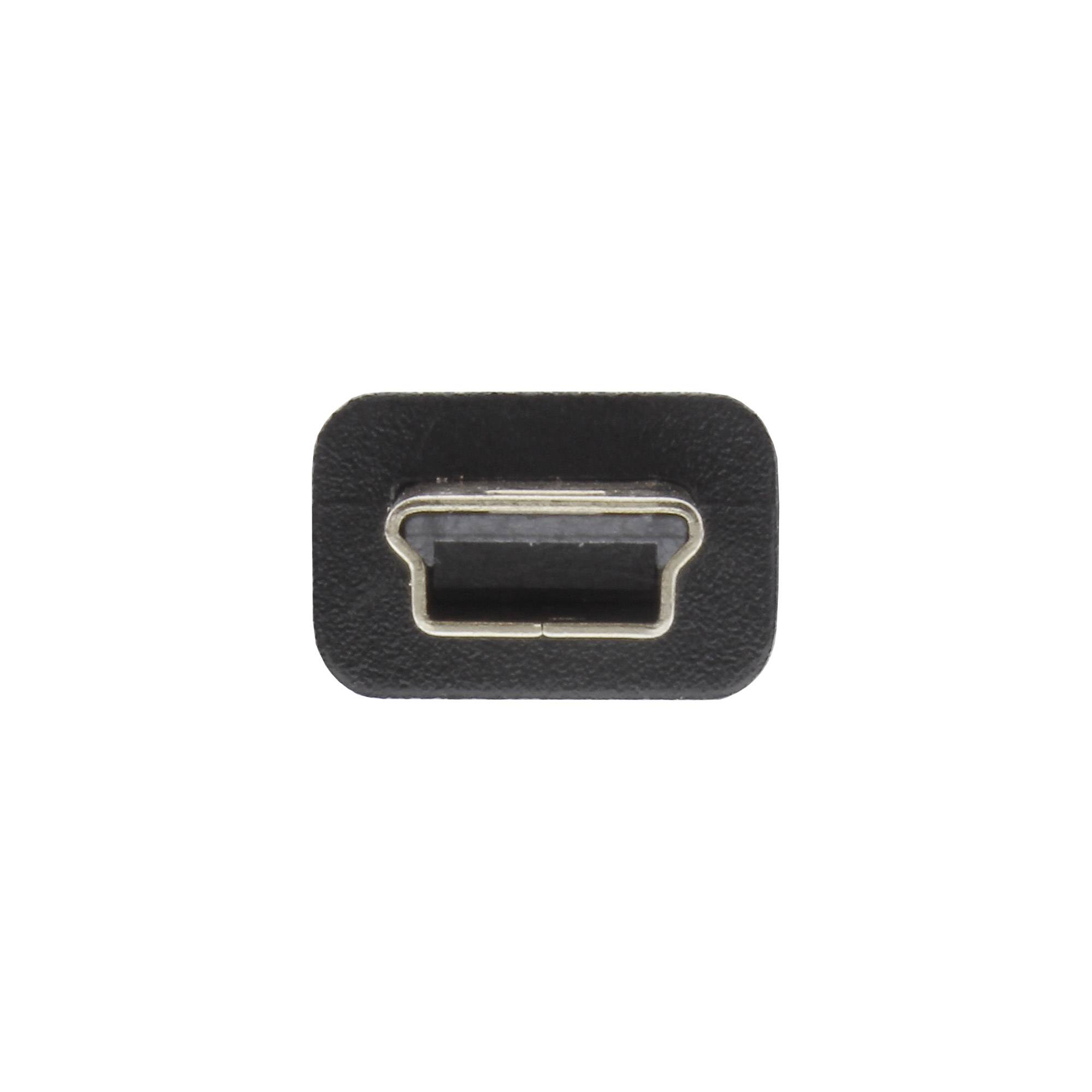 inLine USB kabel USB 2.0 USB Mini-B zástrčka 2 m černá 33107-4