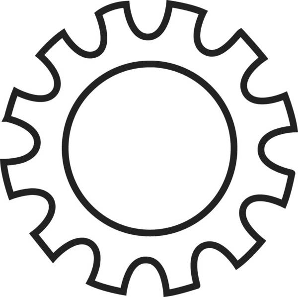 TOOLCRAFT  815209 ozubená podložka vnitřní Ø: 4.3 mm M4    ocel pozinkované 100 ks