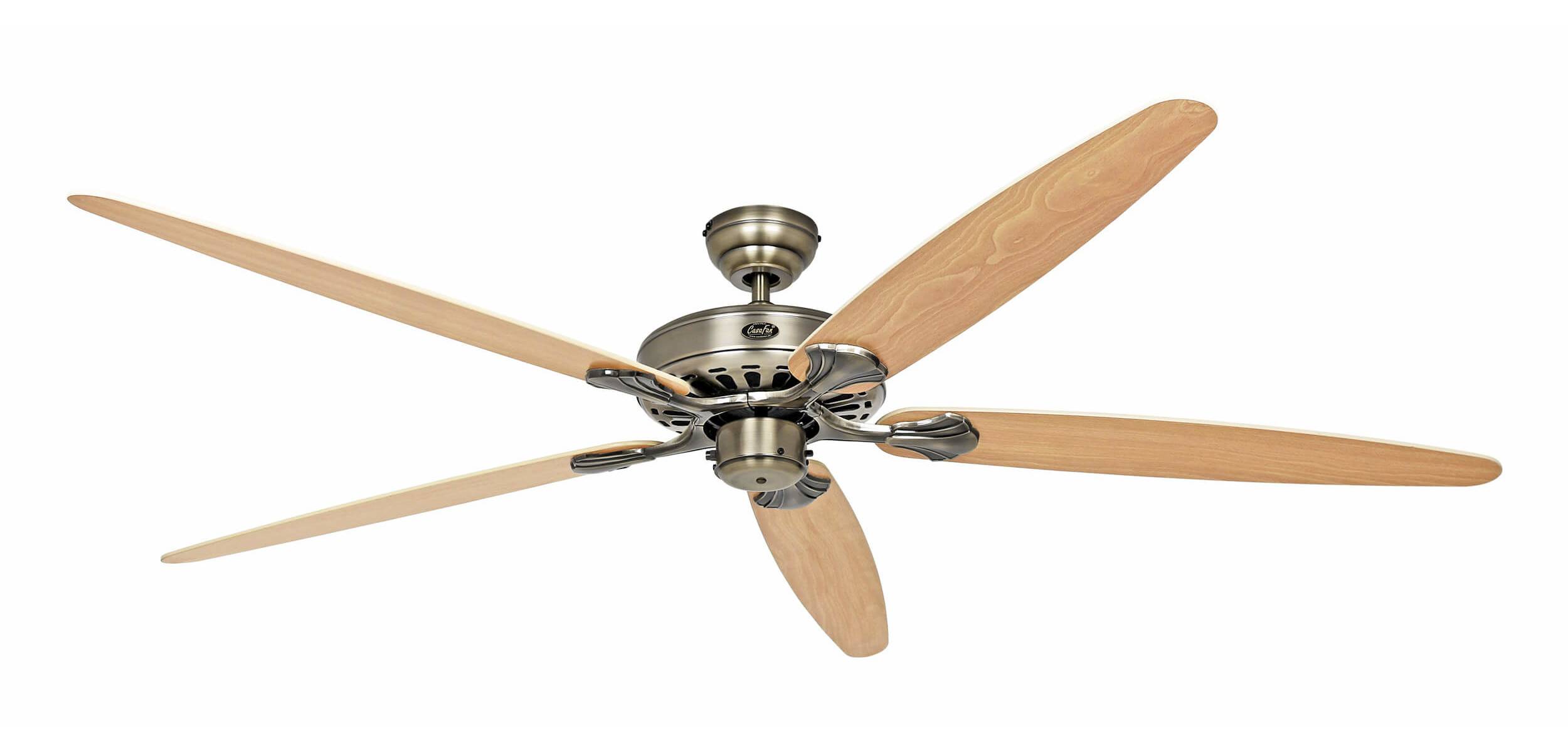 CasaFan CLASSIC ROYAL 180 MA stropní ventilátor 61 W (Ø x v) 180 cm x 275 mm starožitná mosaz vhodný i pro zimní provoz,-1