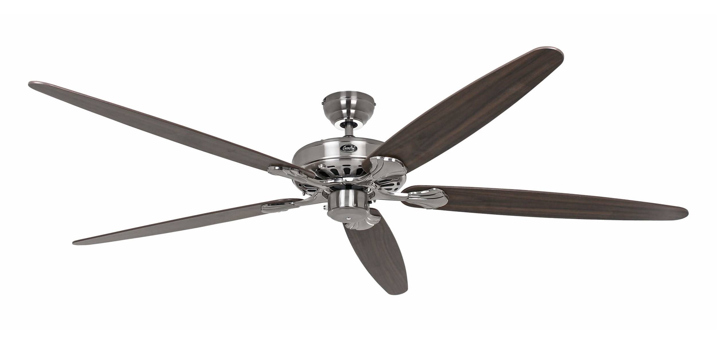 CasaFan CLASSIC ROYAL 180 BN Eiche ant./Nussbaum stropní ventilátor 61 W (Ø x v) 180 cm x 275 mm chrom (kartáčovaný) vho-1