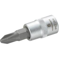 Násada nástrčného klíče s křížovým bitem PH2, Toolcraft, 6,3 mm (1/4")