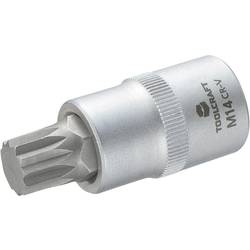 Násada nástrčného klíče s vícezubým bitem M14, Toolcraft, 12,5 mm (1/2")