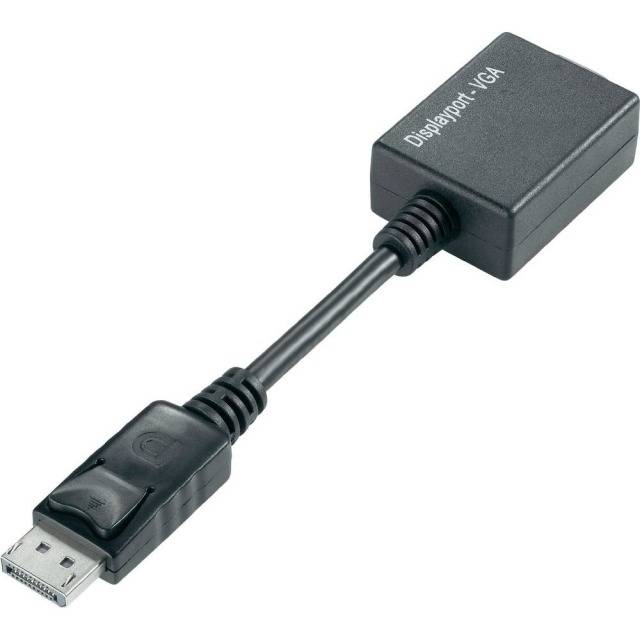 TECHly IADAP-DSP-250 DisplayPort / VGA adaptér [1x zástrčka DisplayPort - 1x VGA zásuvka] černá 0 mm-4