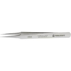 Nerezová pinzeta s rovnými špičatými konci Toolcraft 2SA, 120 mm