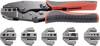 TOOLCRAFT PZ-505 818645 krimpovací kleště koaxiální konektory BNC, TNC , LWL zástrčka , RG6, RG8, RG11, RG58, RG59, RG62, RG174, RG179, RG213, RG8218, 7dílná