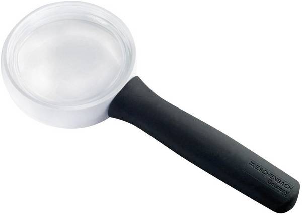 Eschenbach 266850 ruční lupa  zvětšení: 4.5 x, Velikost objektivu: (Ø) 50 mm, černá