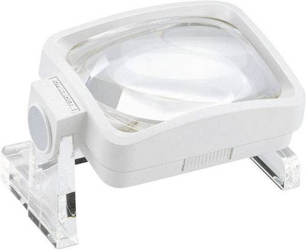 Eschenbach 263611 stojací lupa  zvětšení: 2.8 x, 3.8 x, Velikost objektivu: (d x š) 100 mm x 75 mm