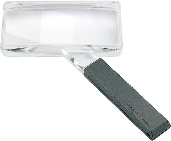 Eschenbach 26421255 ruční lupa  zvětšení: 2 x, Velikost objektivu: (d x š) 120 mm x 55 mm