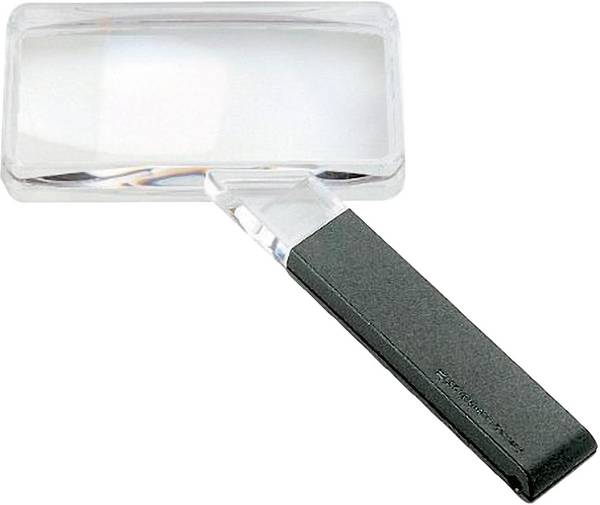 Eschenbach 2642150 ruční lupa  zvětšení: 2 x, Velikost objektivu: (d x š) 100 mm x 50 mm