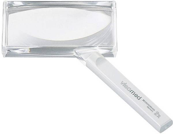 Eschenbach 2614150 ruční lupa  zvětšení: 2 x, Velikost objektivu: (d x š) 100 mm x 50 mm