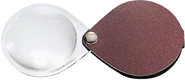 Eschenbach 1740150 lupa s koženým prvkem  zvětšení: 3.5 x, Velikost objektivu: (Ø) 50 mm, červená