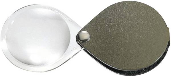 Eschenbach 1740250 lupa s koženým prvkem  zvětšení: 3.5 x, Velikost objektivu: (Ø) 50 mm, zelená