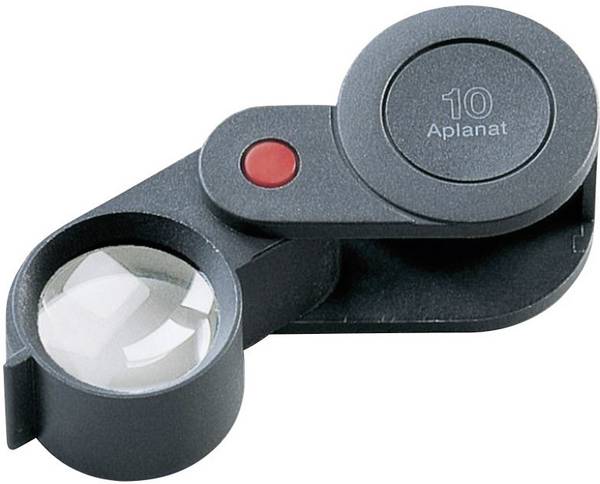 Eschenbach 118210 kapesní lupa zvětšení: 10 x, Velikost objektivu: (Ø) 23 mm, černá