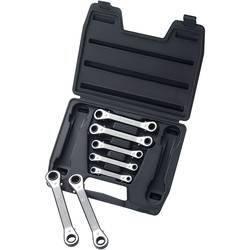Sada oboustranných ráčnových klíčů TOOLCRAFT 814005, 6 - 19 mm, N/A, 7dílná