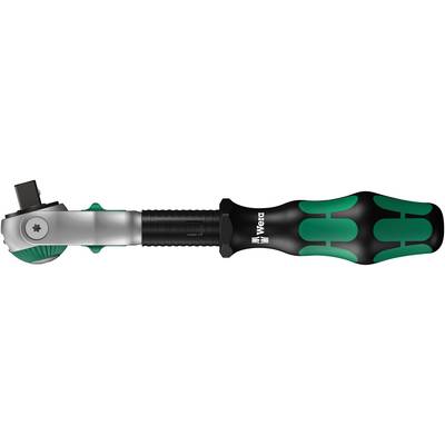 Ráčna s ergonomickou rukojetí a černo-zeleným designem, ideální pro precizní práci v obtížně dostupných prostorech.