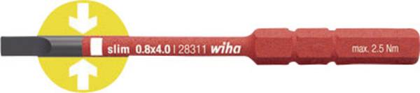 Wiha SlimBit electric dílnu plochý výměnné bity s rukojetí 2.5 mm 75 mm Vhodné pro (série šroubováků) Wiha Torque