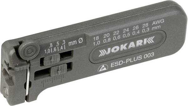 Jokari 40029 ESD-PLUS 003 ESD kleště pro odizolování Vhodné pro odizolovací kleště PVC vodiče  0.30 do 1.00 mm  PVC