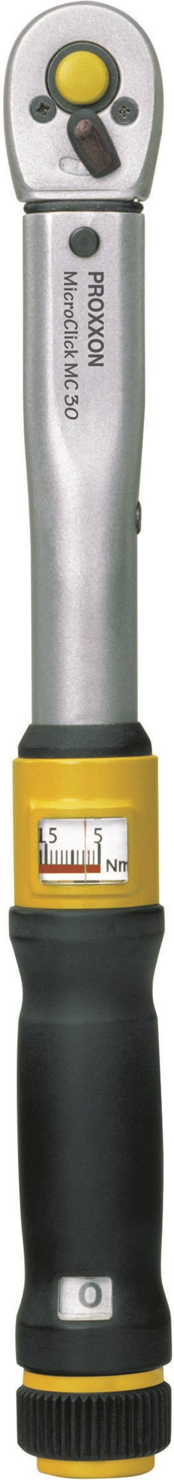 Proxxon Industrial MicroClick MC 30, 23349, momentový klíč, s přepínací ráčnou, 1/4" (6,3 mm), 6 - 30 Nm