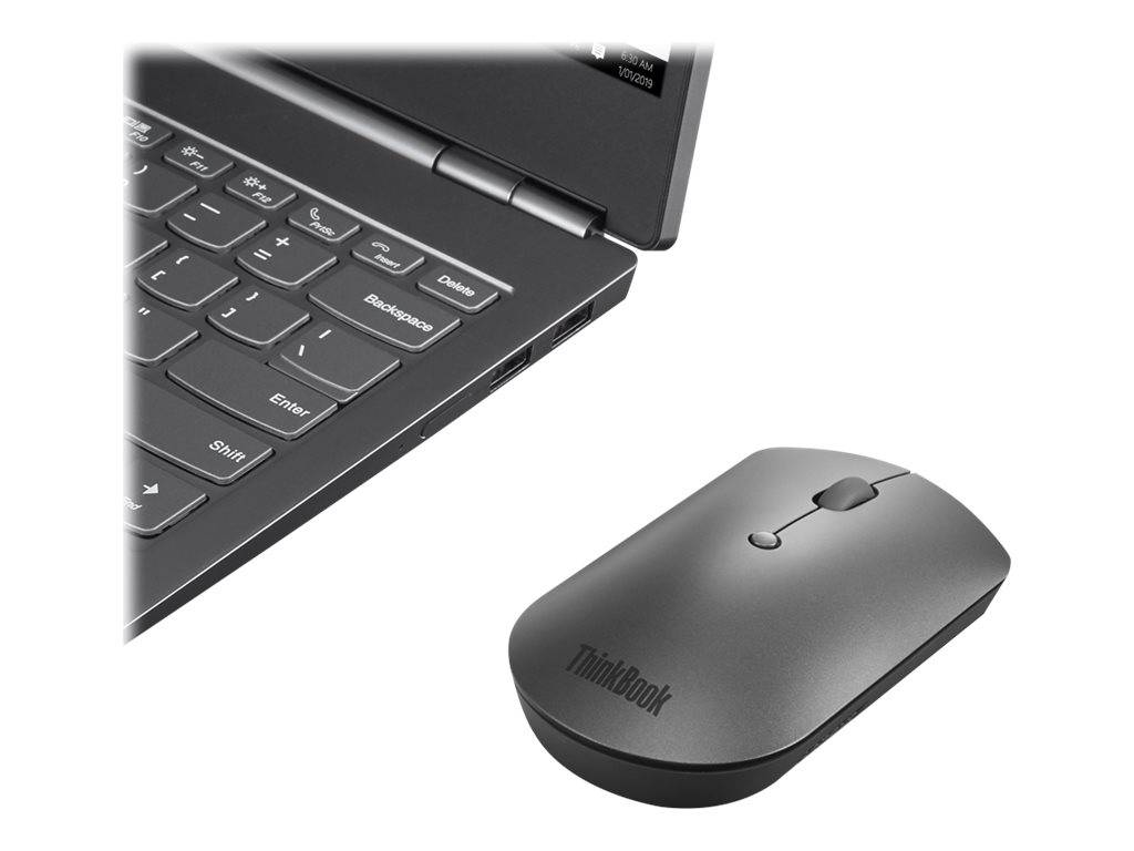 Lenovo Lenovo ThinkBook mouse Ufficio Ambidestro Bluetooth Ottico 2400 DPI optická myš, přenos Bluetooth®, 3 tlačítko, 2-0
