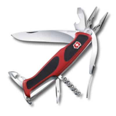 Victorinox RangerGrip 74 0.9723.C švýcarský kapesní nožík  počet funkcí 14 červená, černá