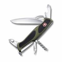 Victorinox RangerGrip 61 0.9553.MC4 švýcarský kapesní nožík počet funkcí 11 olivová, černá