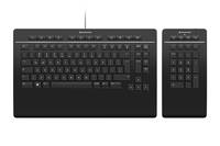3Dconnexion 3Dconnexion Keyboard Pro with Numpad - Tastatur und Nummernfeld myš, přenos kabelový, vícebarevná-1