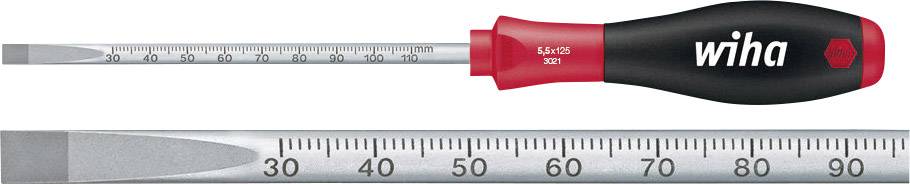 Wiha SoftFinish 3021 dílnu šroubovák pro šrouby Microstix Šířka čepele: 5.5 mm Délka dříku: 125 mm DIN 7437, DIN 5264, DIN ISO 2380