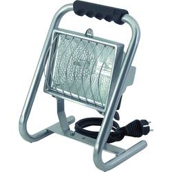 Prenosný halogénový reflektor Brennenstuhl, R7s, 500 W, IP44, vr. žiarovky, strieborný