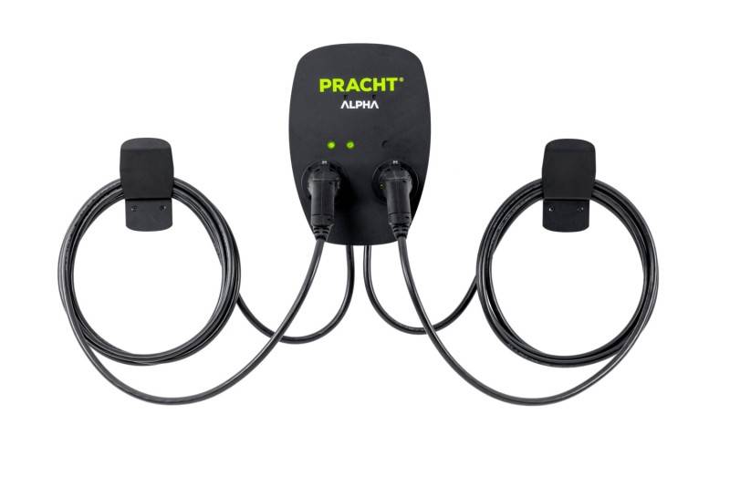 Pracht ALPHA1001-Wallbox nabíjecí stanice Wallbox typ 2, Mode 3 , 32 A, 11 kW, výstupů 2, manuální, RFID, NRG1001