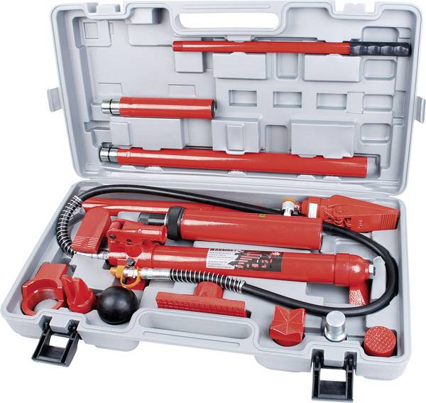Brüder Mannesmann M  094-T-10 Sada hydraulických narovnávacích a vyklepávacích nástrojů.