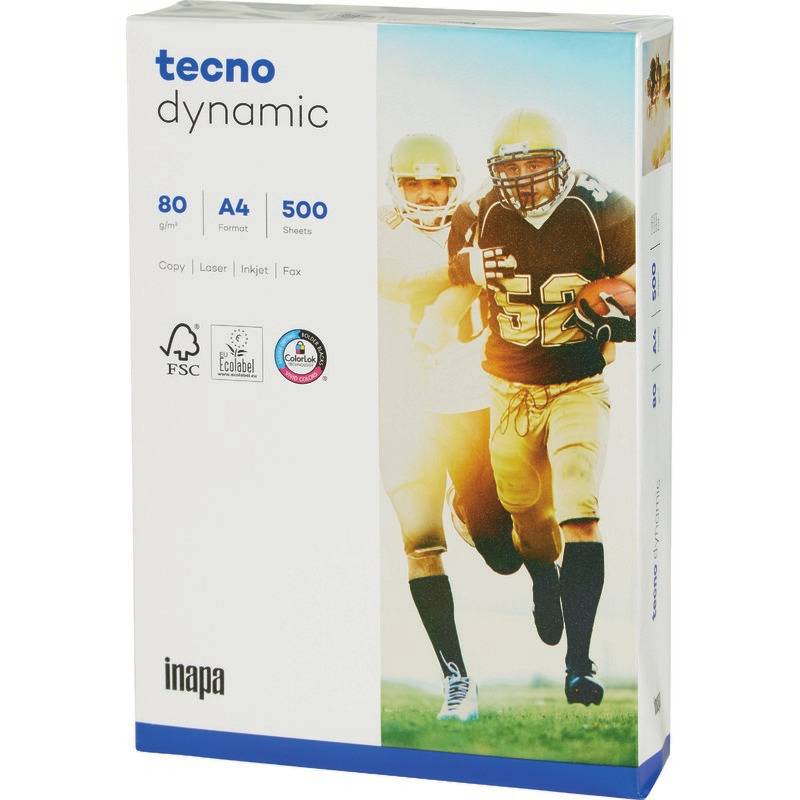 Inapa Deutschland inapa tecno Dynamic DIN A4 80g/m² 2100011483 univerzální kopírovací papír A4 80 g/m² 500 listů super b-1
