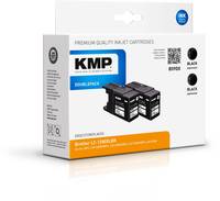 KMP Ink náhradní Brother LC-1280XLBK kompatibilní Dual černá B59DX 1524,4021-1