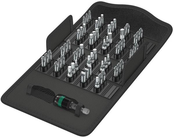 Wera 8600/889-60 TZ Bit-Safe 05057122001 sada bitů, 61dílná, plochý, křížový PH, křížový PZ, inbus, TORX, 1/4" (6,3 mm)