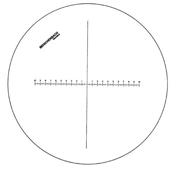 Eschenbach 115201 stupnice přesnosti  s měřicí stupnicí, Velikost objektivu: (Ø) 23 mm