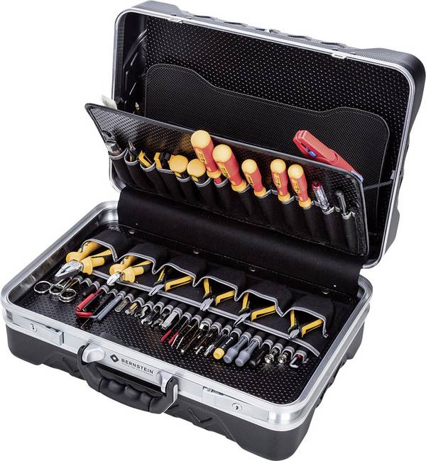 BERNSTEIN Tools for Electronics 6400 kufřík s nářadím, 82dílná