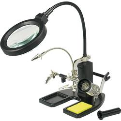 Stolní LED světelná lupa s třetí rukou Toolcraft, 7,5 W